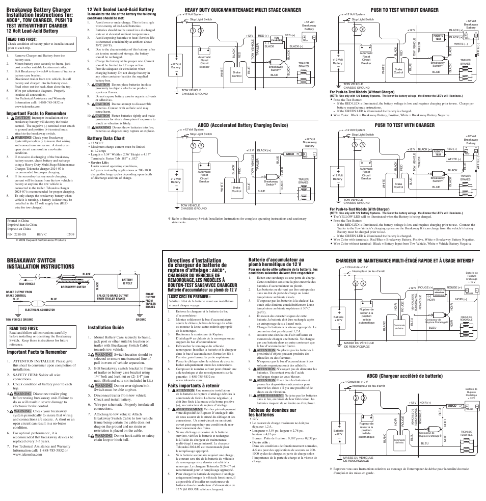 Break Away Systems Wiring Diagram Break Away Systems Wiring Diagram - Dual Battery Systems | Alternator