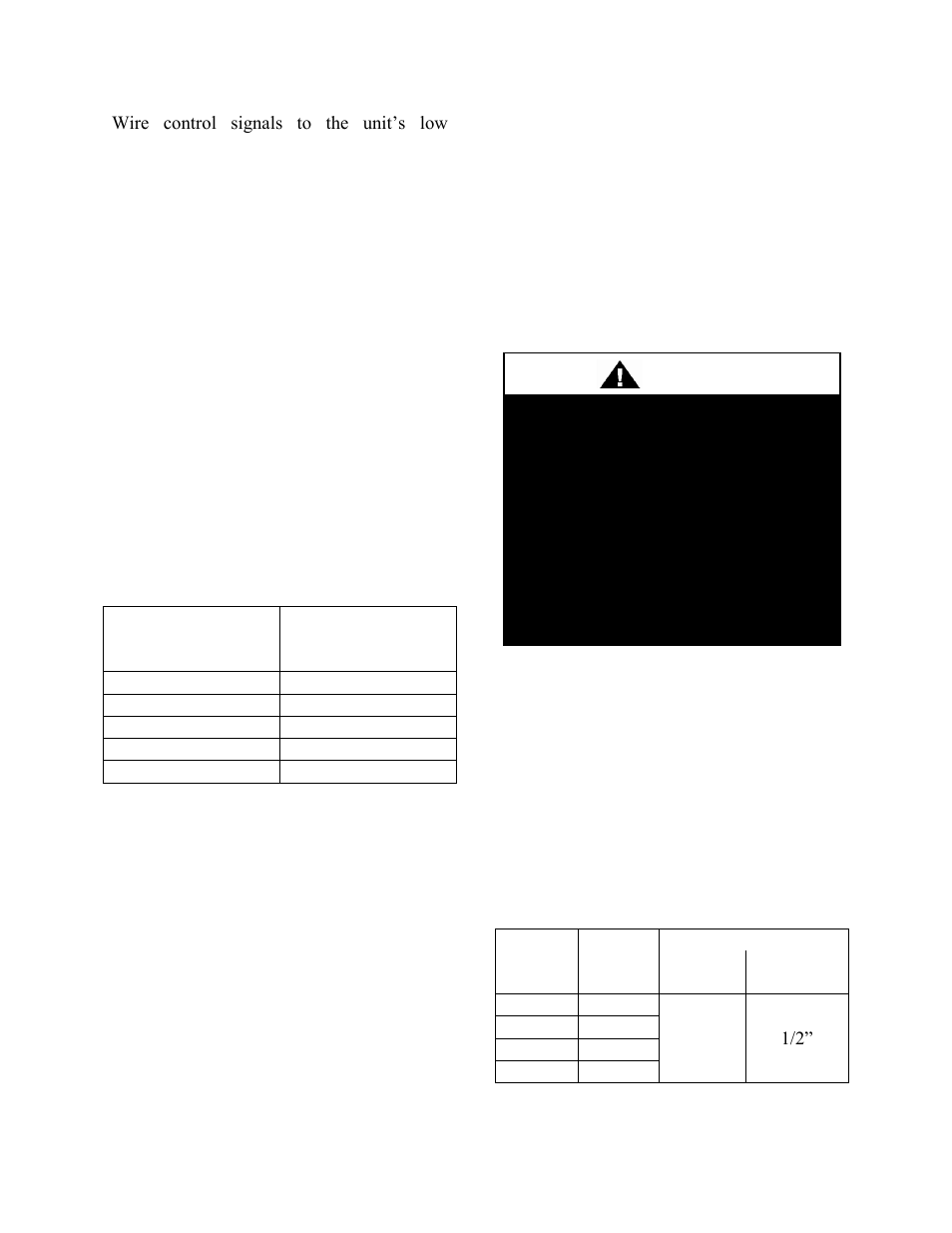 Thermostat control wiring, Gas heating, Table 4 - control ... aaon wiring schematics 