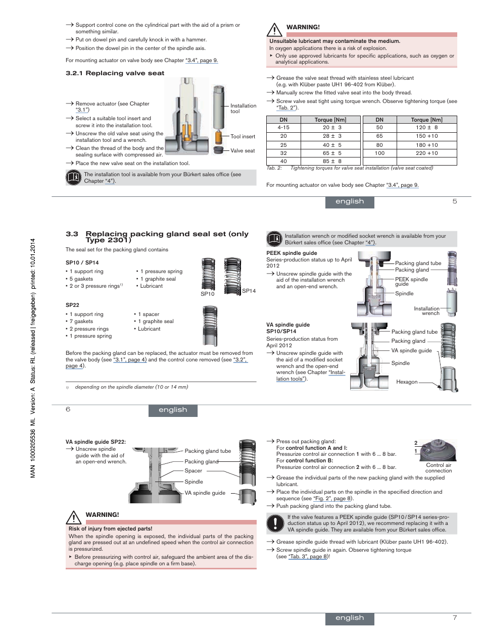 Burkert Type 2712 User Manual | Page 3 / 12 | Original mode | Also for