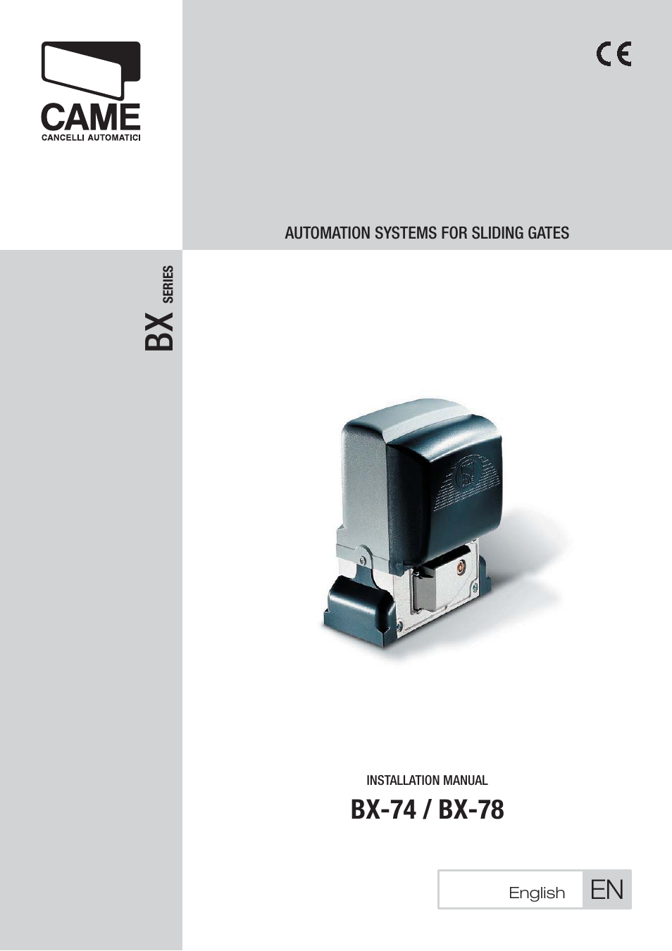 Came version. Фотоэлементы для привода came 246. Came автоматика для ворот инструкц. Came bx78 схема. Привод для откатных ворот came BX-78 схема подключения.