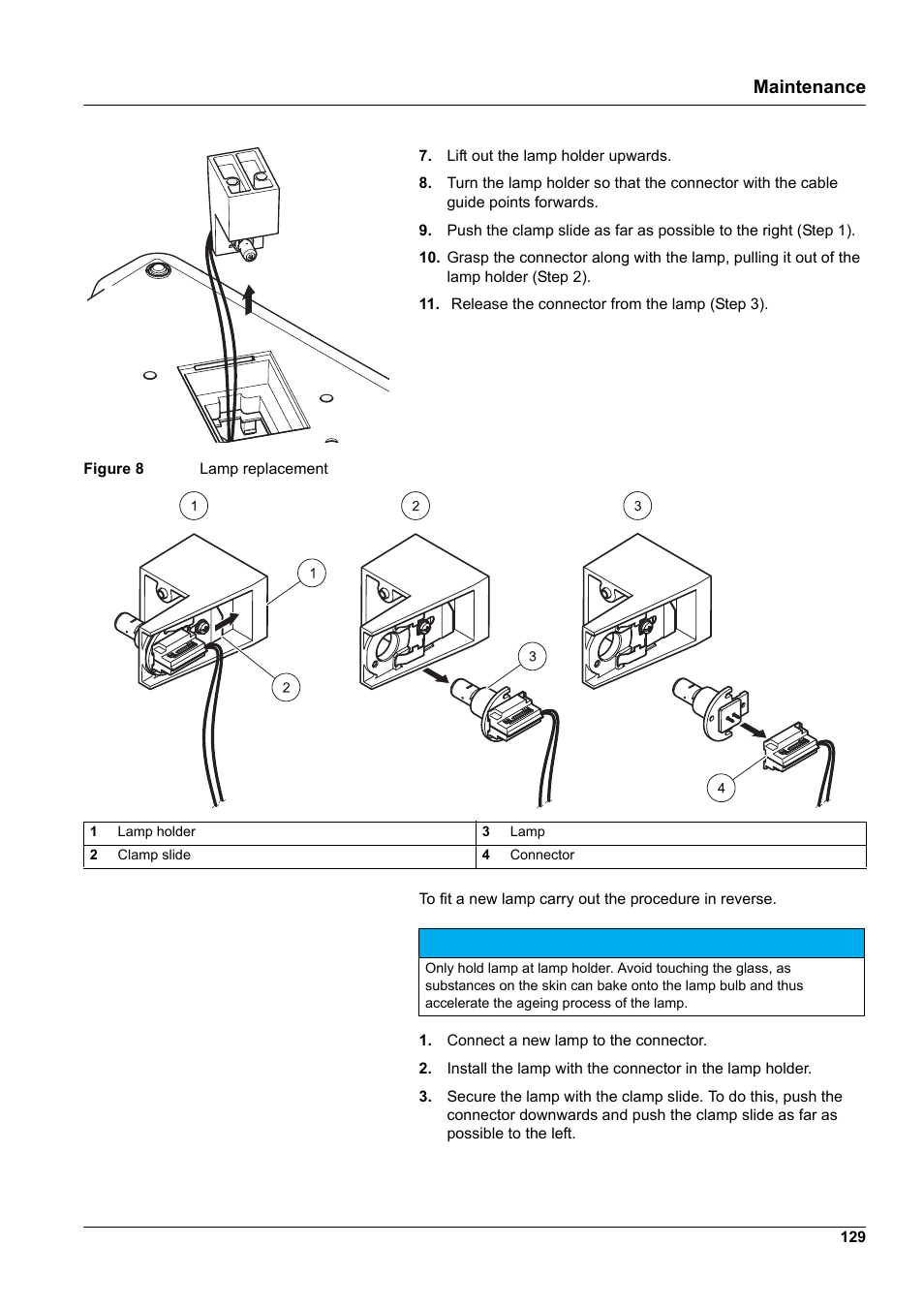 Maintenance | Hach-Lange DR 3900 User Manual User Manual | Page 129 / 150