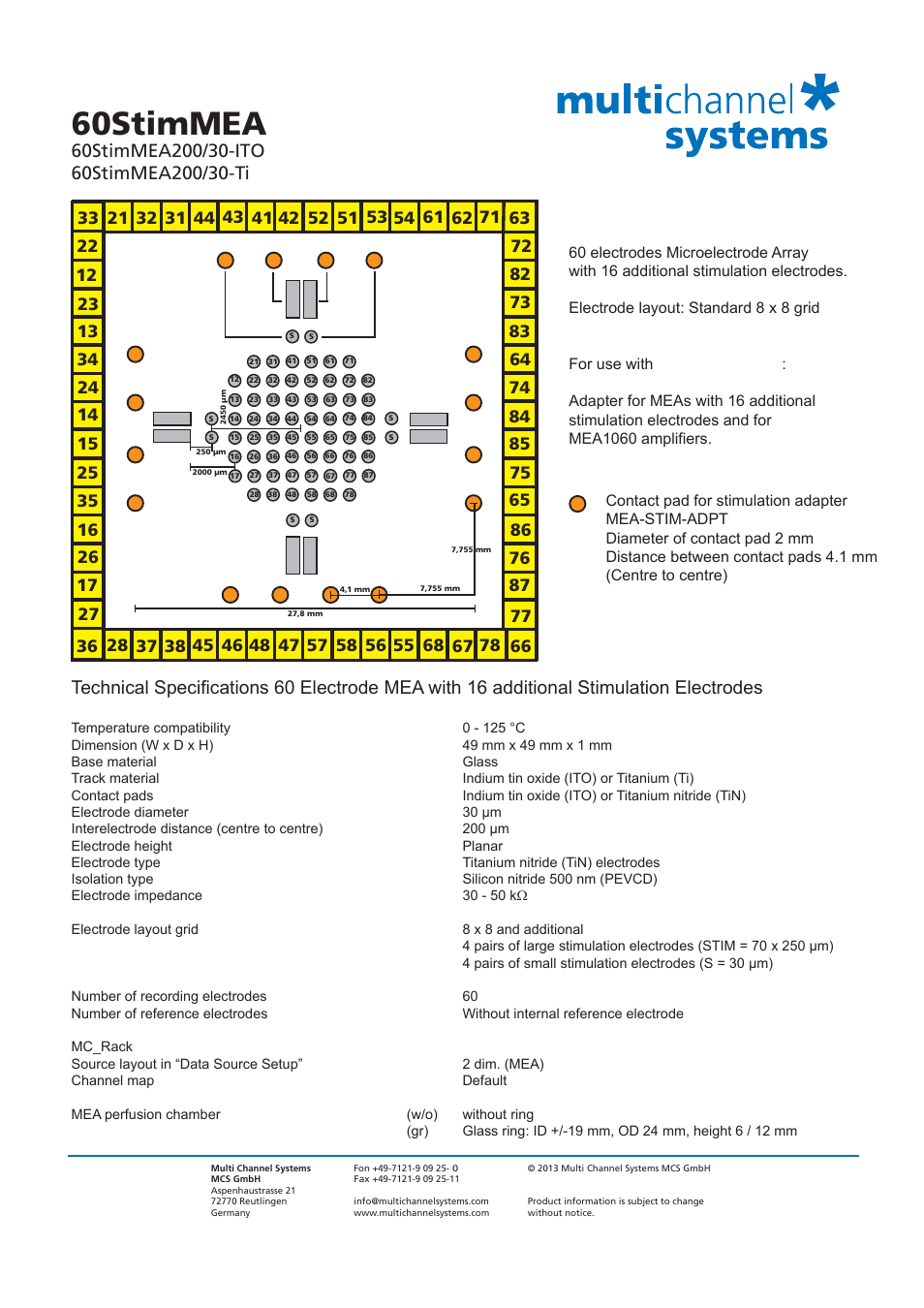 multi channel systems gmbh reutlingen