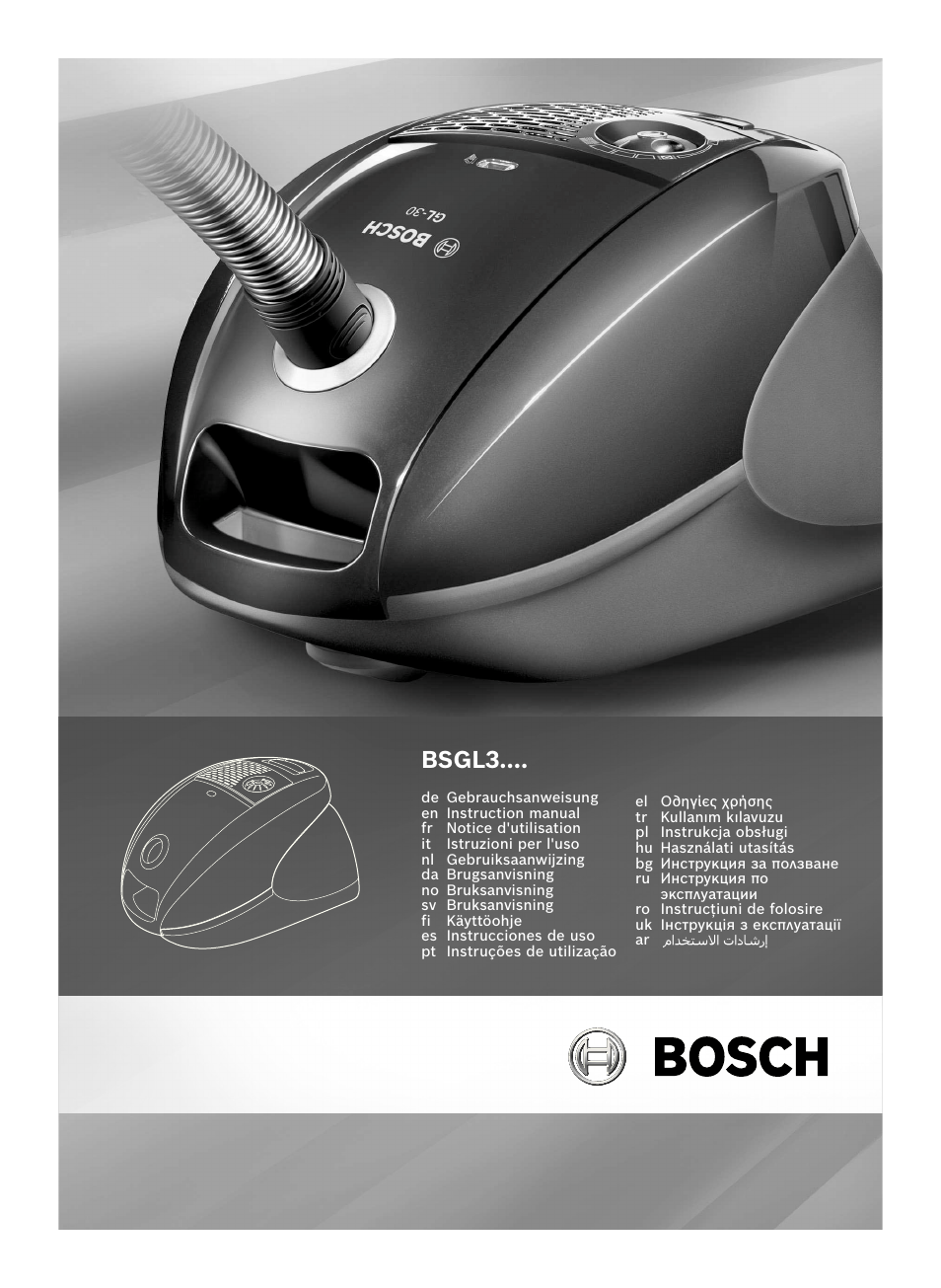 Bosch Bodenstaubsauger Beutel Bsgl32400 Kirschrot Metallic Bosch