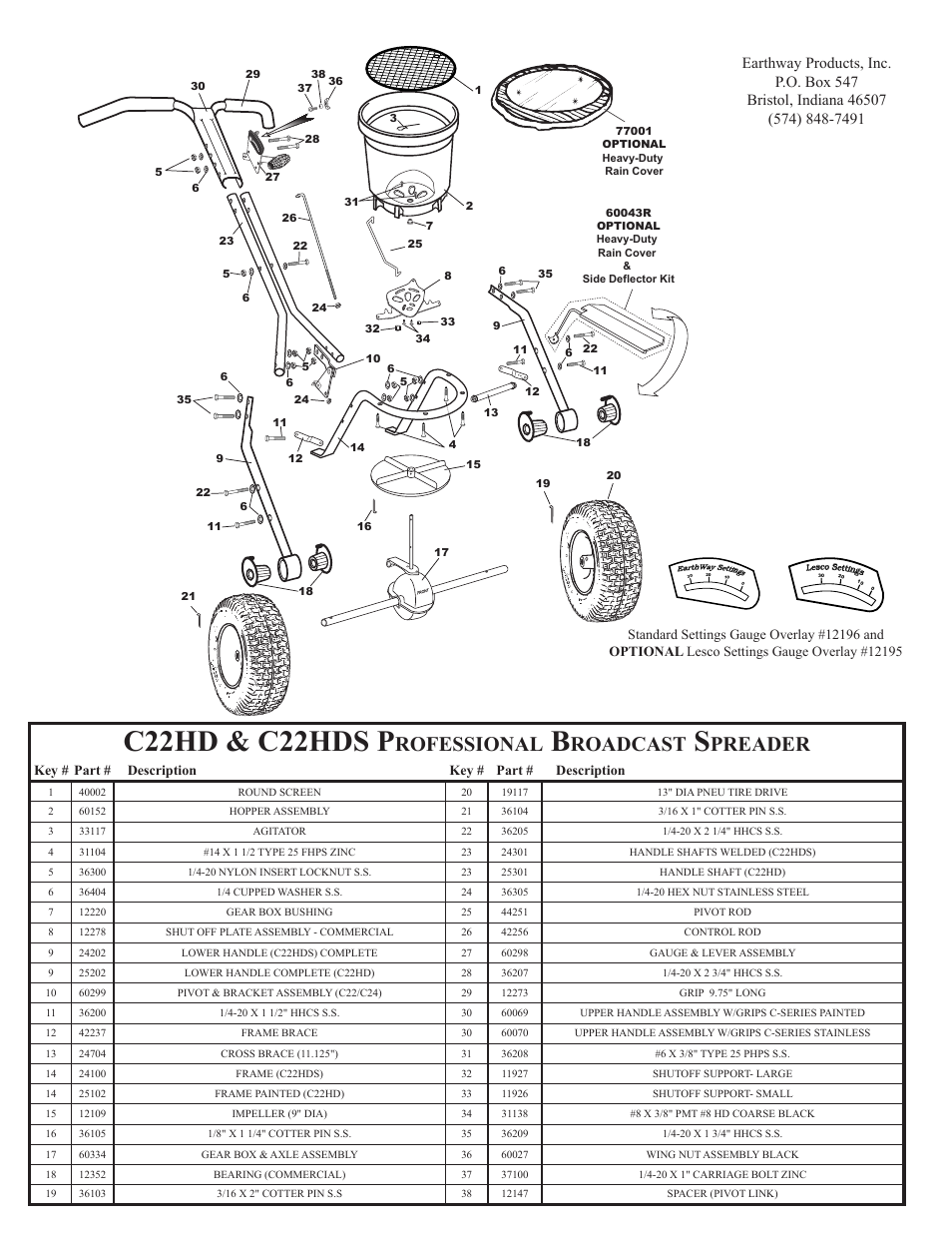 C22hd C22hds P Rofessional Roadcast Earthway C22hds Stainless Steel Professional 50lb 23kg Broadcast Spreader User Manual Page 6 6 C22hd C22hds P Rofessional Roadcast Earthway C22hds Stainless Steel Professional 50lb 23kg Broadcast Spreader User Manual Page 6 6