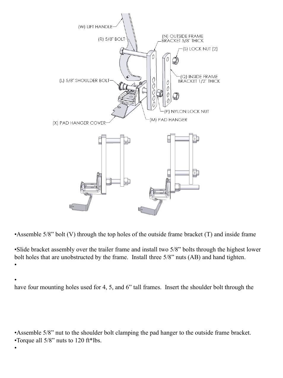 Reese 6615166158 TRUNNION BAR W_SWAY CONTROL User Manual Page 2 / 21