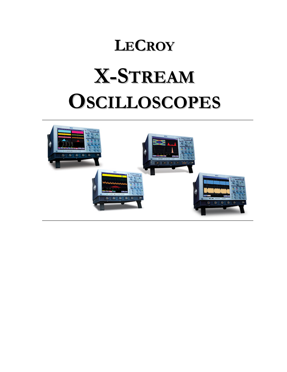 Teledyne LeCroy XSTREAM OSCILLOSCOPES Remote Control User Manual 305