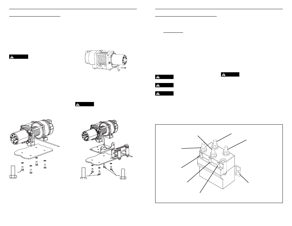 Mounting Warn Provantage 2500 S User Manual Page 4 36