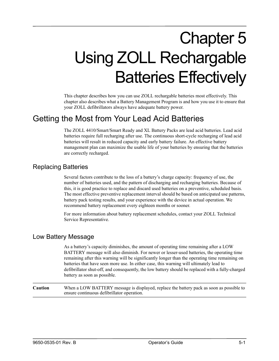 Getting the most from your lead acid batteries | ZOLL SurePower Rev B Charger Station User Manual | Page 35 / 44