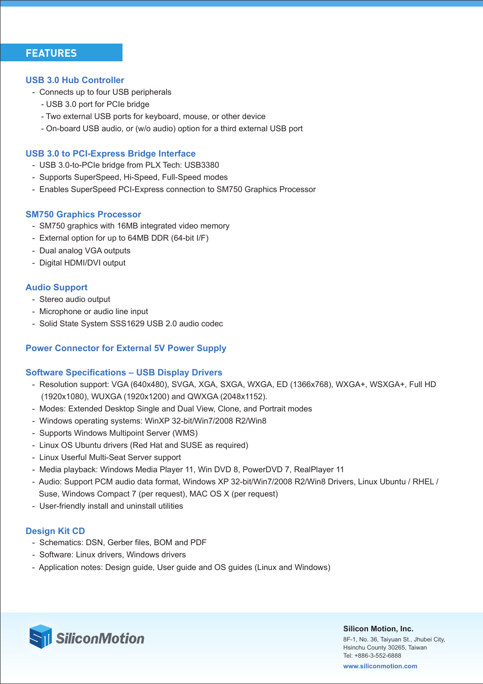 Drivers Silicon Motion Graphic