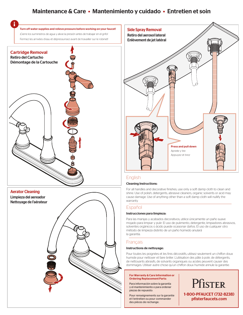 Pfister F-036-4SNC User Manual | Page 3 / 4 | Original mode