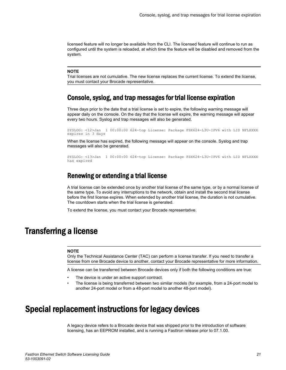 brocade license transfer brocade license transfer
