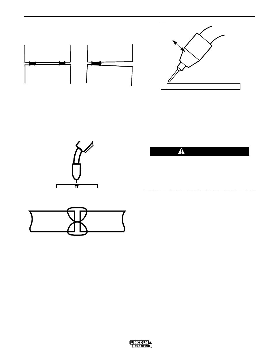 Learning To Weld Warning Lincoln Electric Im537 Sp 170t User Manual Page 23 47 Original Mode Learning To Weld Warning Lincoln Electric Im537 Sp 170t User Manual Page 23 47 Original Mode