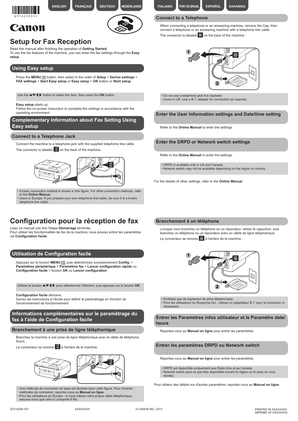 Canon PIXMA MX725 User Manual | 4 pages | Original mode | Also for