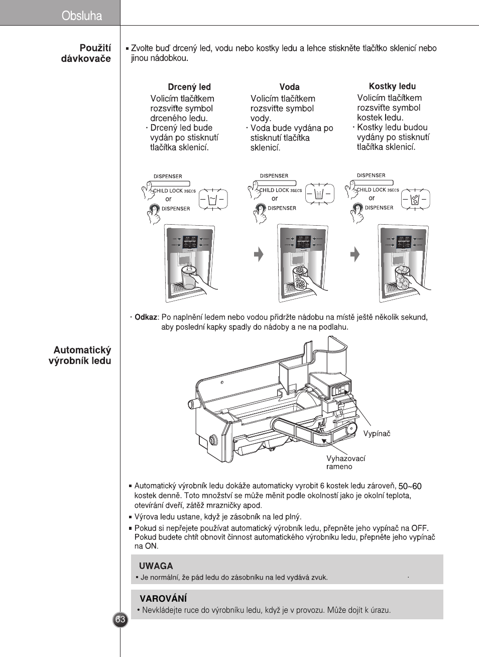 LG GR-L227YLQA User Manual | Page 63 / 132