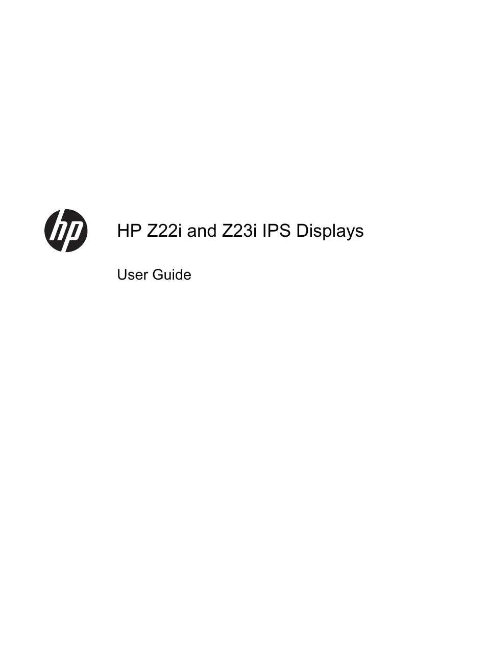 cross Scarp half HP Z Display Z23i 23-inch IPS LED Backlit Monitor User Manual | 28 pages |  Also for: Z Display Z22i 21.5-inch IPS LED Backlit Monitor