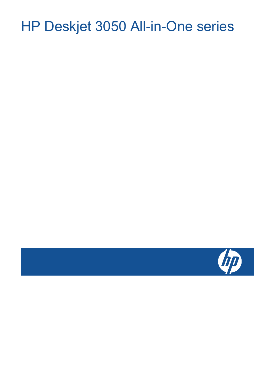 HP Deskjet 3050 User Manual | 66 pages | Original mode | Also for ...