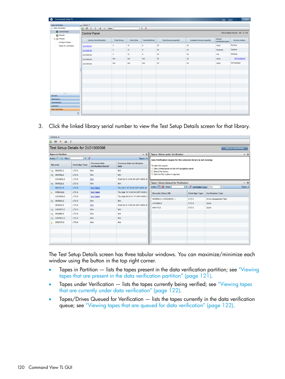 HP Command View for Tape Libraries Software User Manual Page 120 /