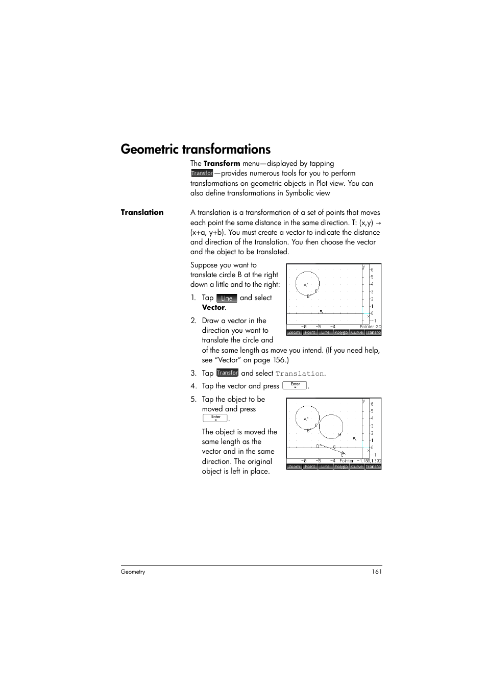 Geometric Transformations Hp Prime Graphing Calculator User Manual Page 165 616 Geometric Transformations Hp Prime Graphing Calculator User Manual Page 165 616