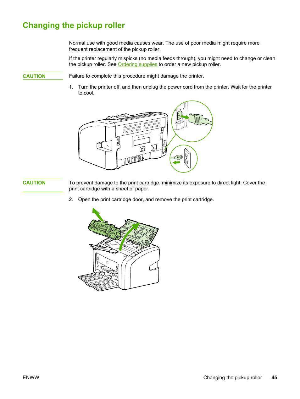 changing-the-pickup-roller-hp-laserjet-1018-printer-user-manual