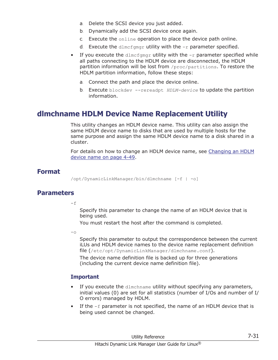 Dynamic Link Manager