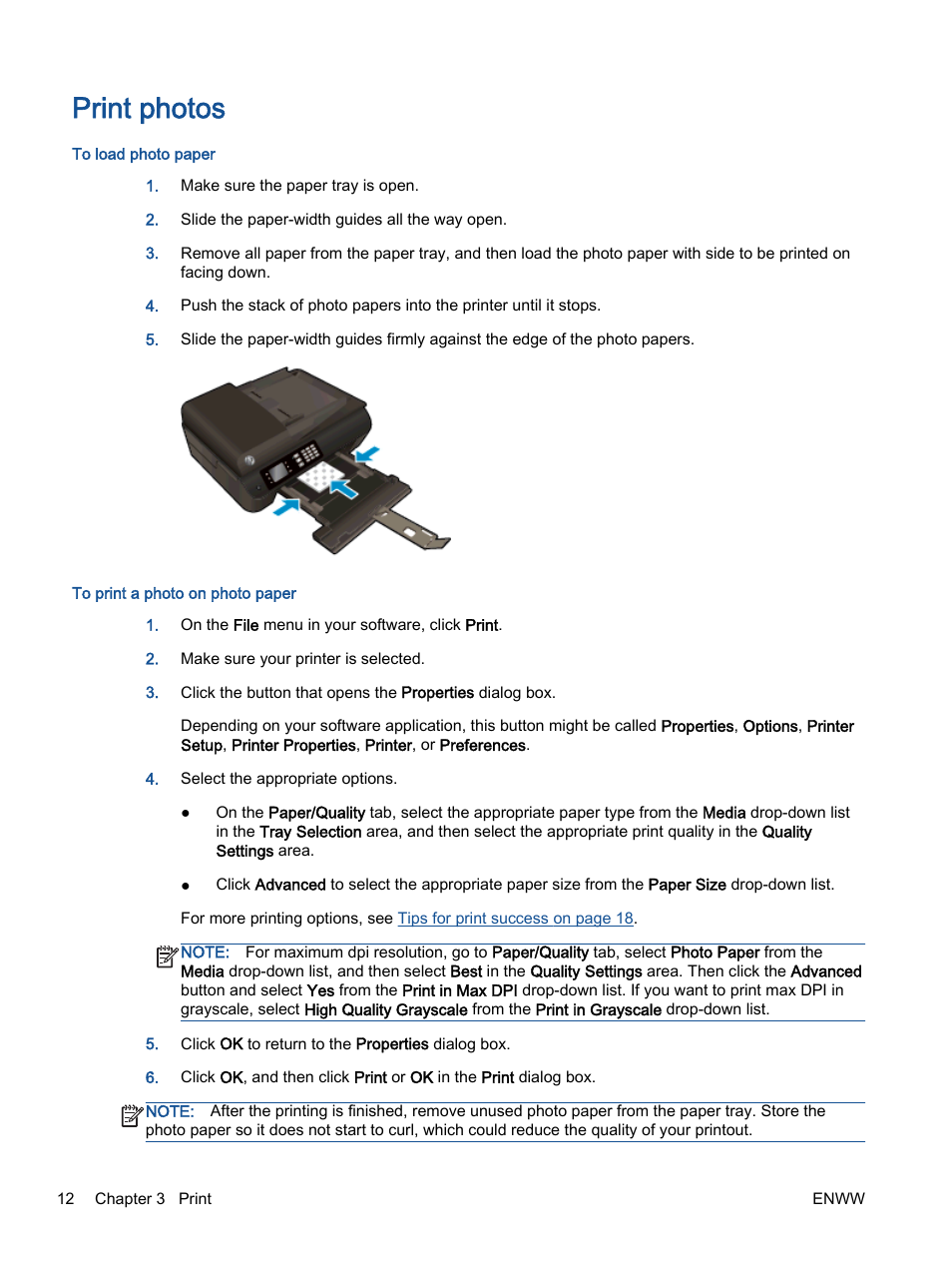 Print photos | HP Officejet 4630 e-All-in-One Printer User Manual