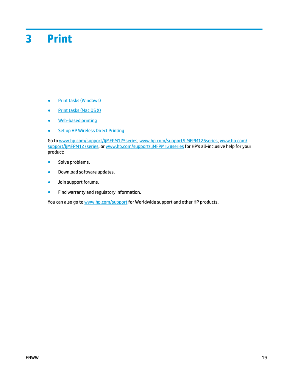 Print, 3print | HP LaserJet Pro MFP M127fw User Manual | Page 27 / 122 | Original mode