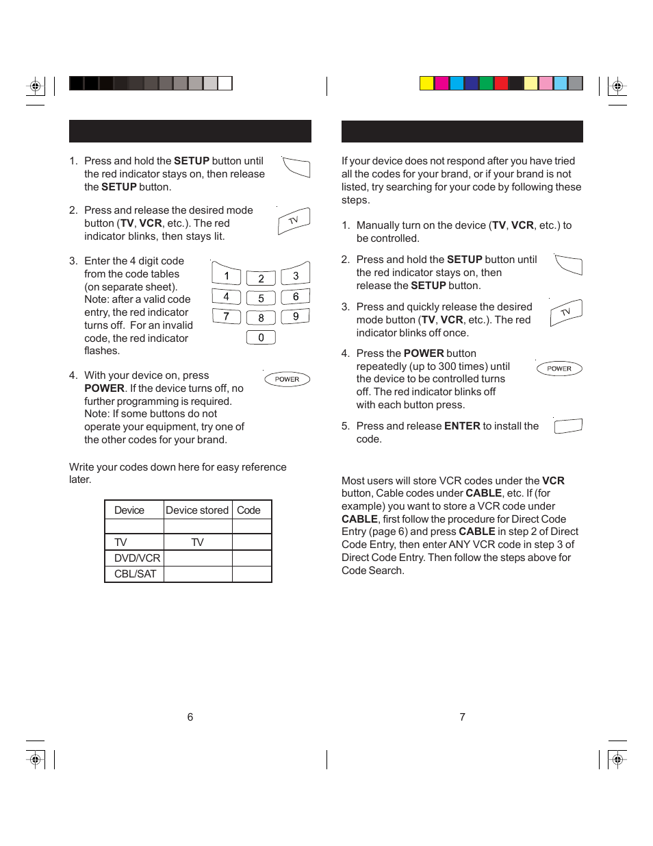 GE 24964 GE Universal 3-Device Slider Remote User Manual | Page 4 / 9