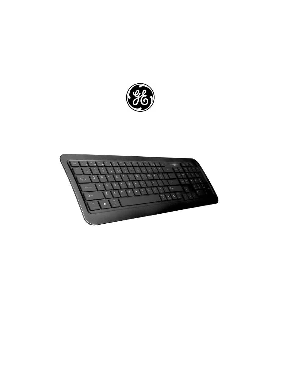 GE 98615 GE Wireless Thin-Profile Keyboard User Manual | 7 pages