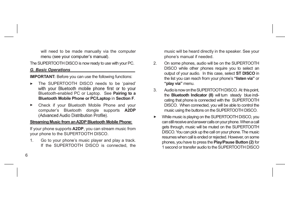 SUPERTOOTH DISCO User Manual | Page 16 / 62 | Original mode