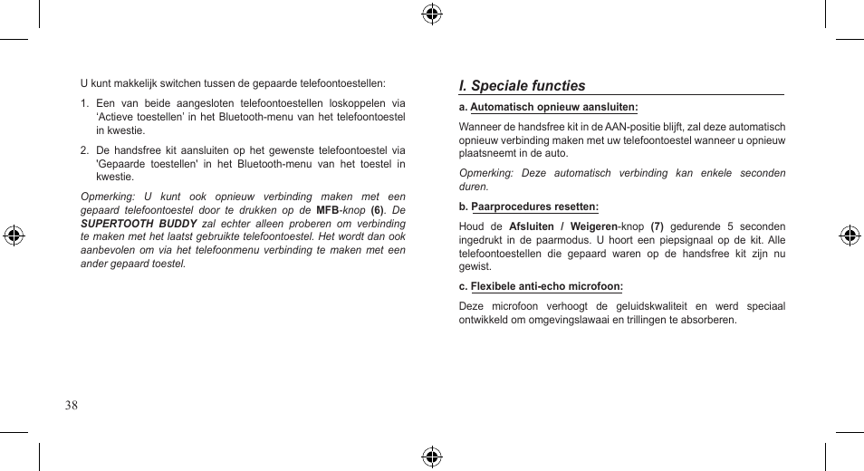 SUPERTOOTH BUDDY User Manual | Page 38 