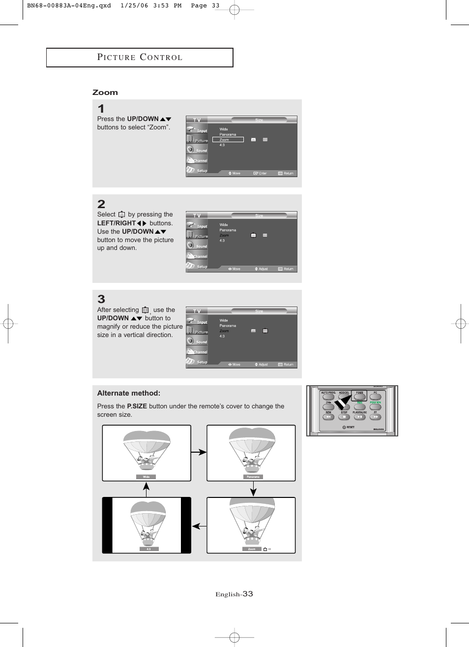 Samsung LNR328WX-XAA User Manual | Page 38 / 88 | Original mode | Also