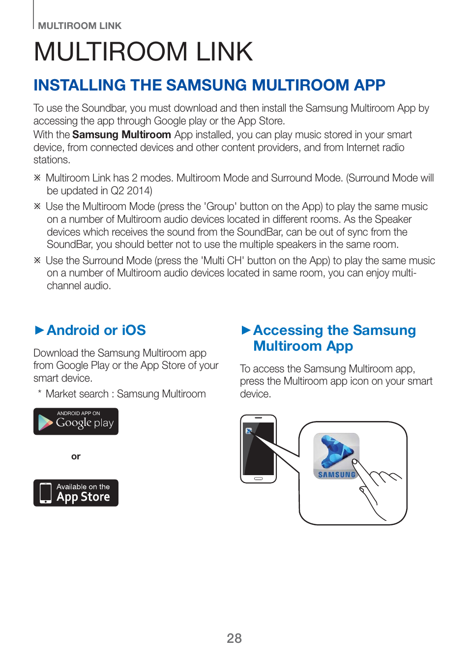 samsung multiroom link