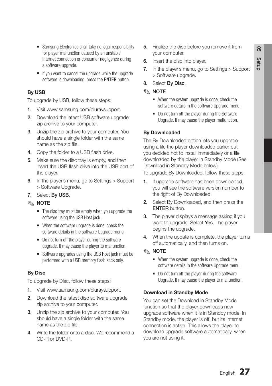 Samsung BD-D5700-ZA User Manual | Page 41 / 78 | Original mode