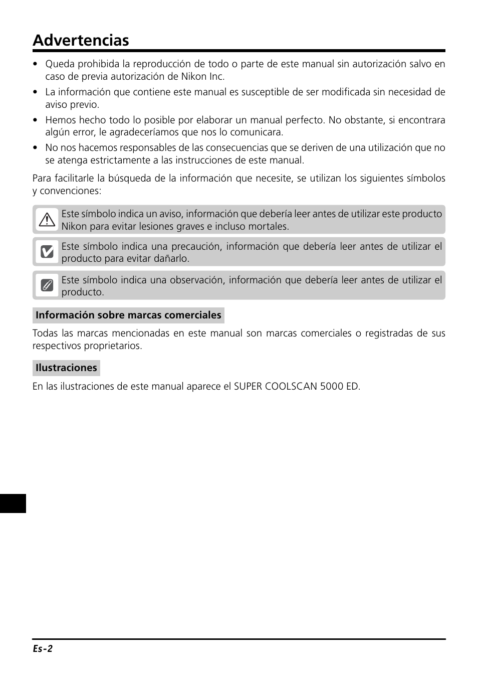 Advertencias Nikon Sf 210 Slide Feeder Adapter User Manual Page 71 155 Advertencias Nikon Sf 210 Slide Feeder Adapter User Manual Page 71 155