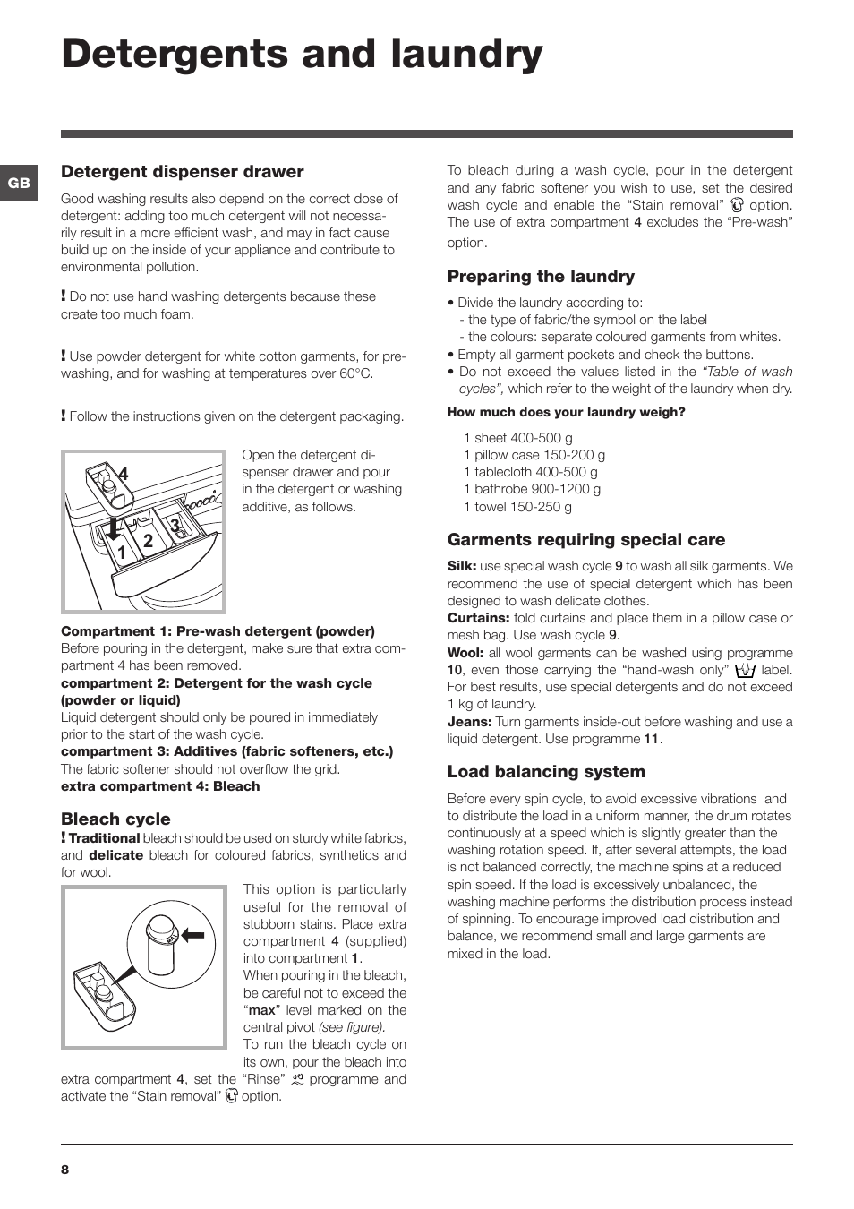 Detergents And Laundry Indesit Iwsc 51051 C Eco Eu User Manual