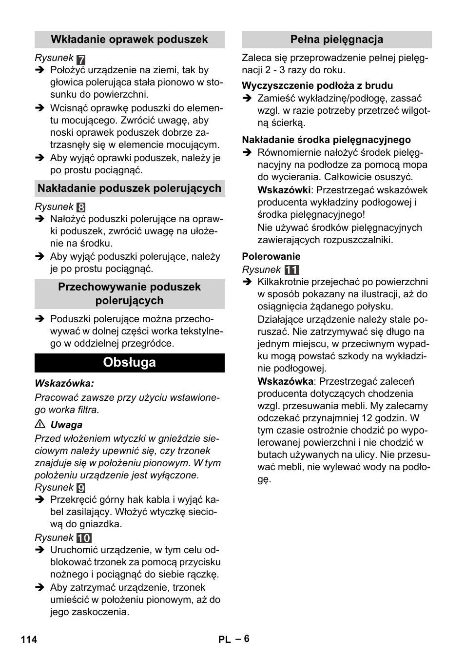 Obsluga Karcher Fp 303 User Manual Page 114 1 Original Mode Obsluga Karcher Fp 303 User Manual Page 114 1 Original Mode