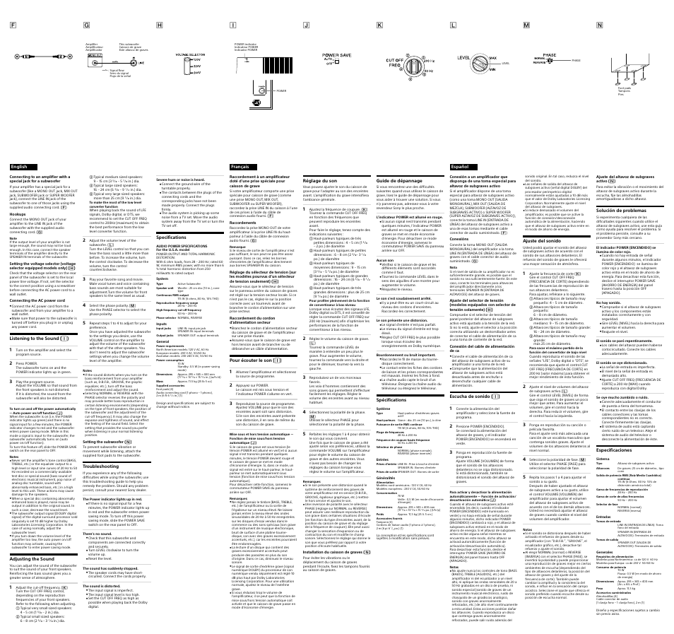 Sony SA-CS9 User Manual | Page 2 / 2 | Original mode