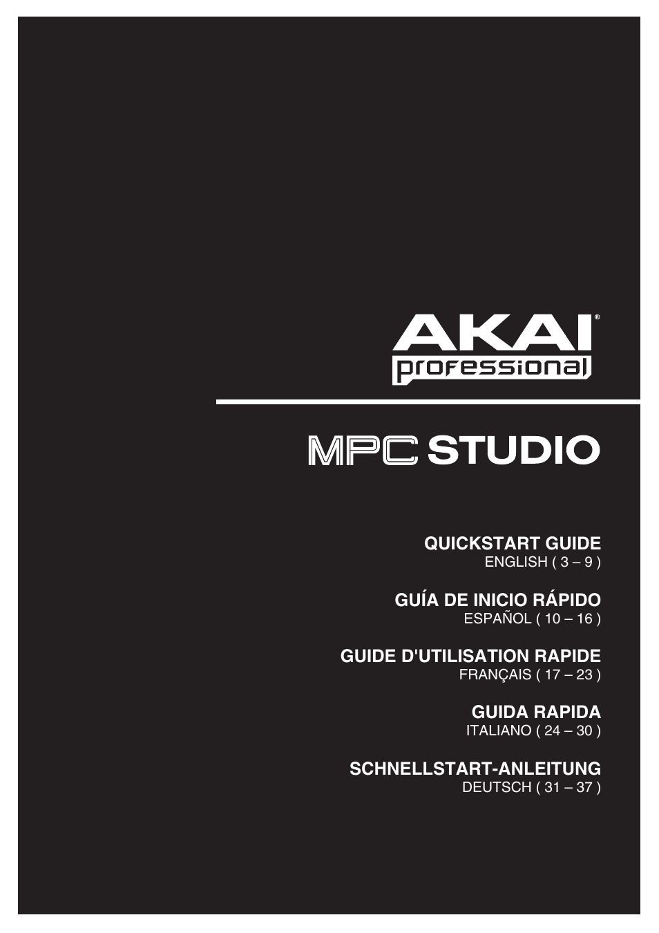 Akai MPC Studio User Manual | 40 pages