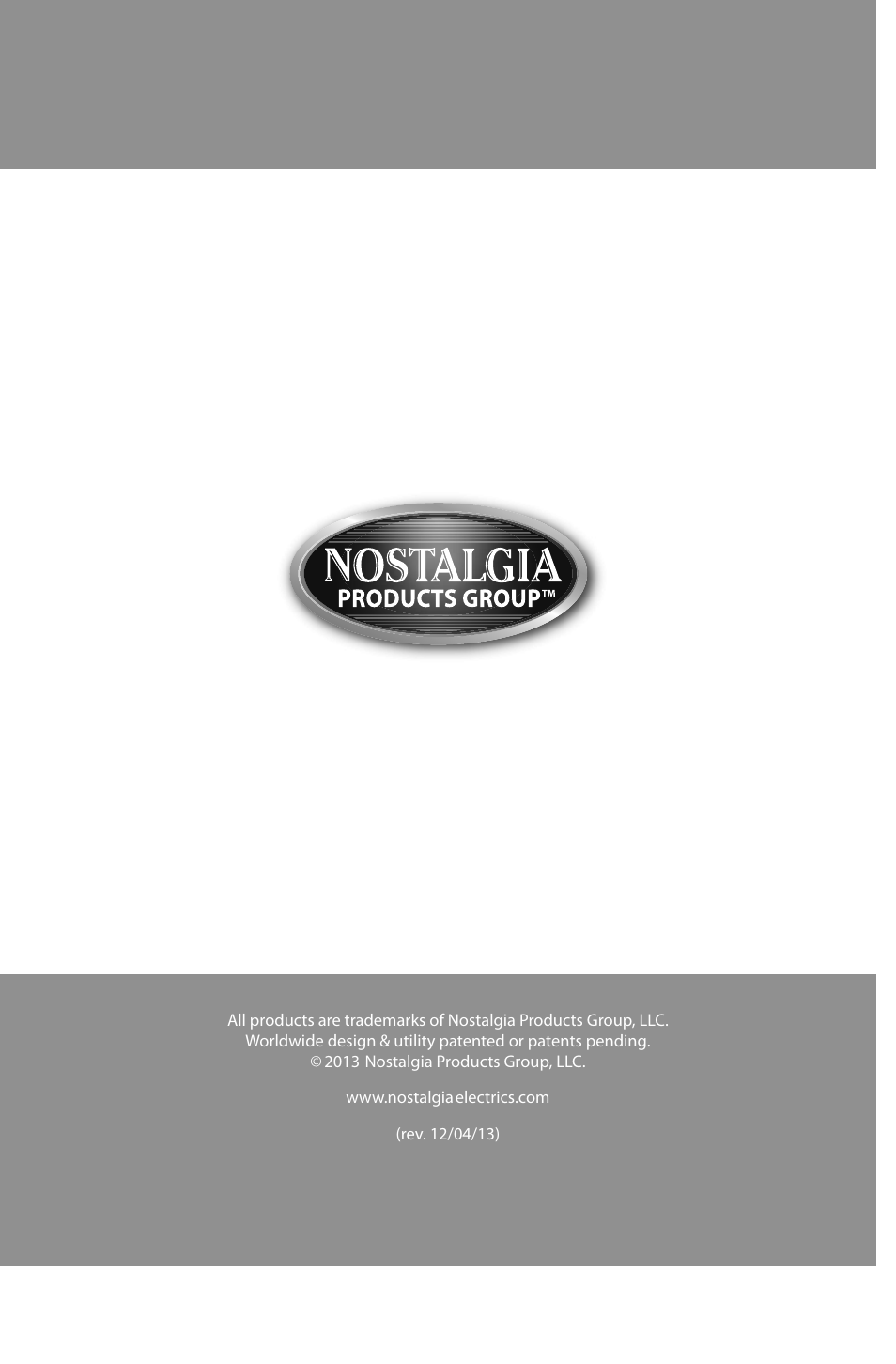 Nostalgia Electrics KPK400 User Manual | 2 pages