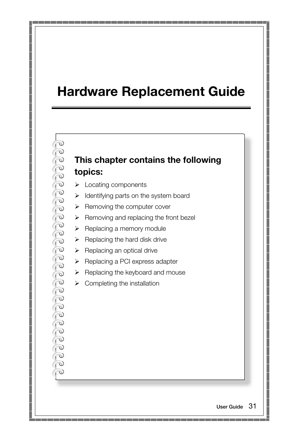 Hardware replacement guide | Lenovo H50-50 Desktop User Manual | Page