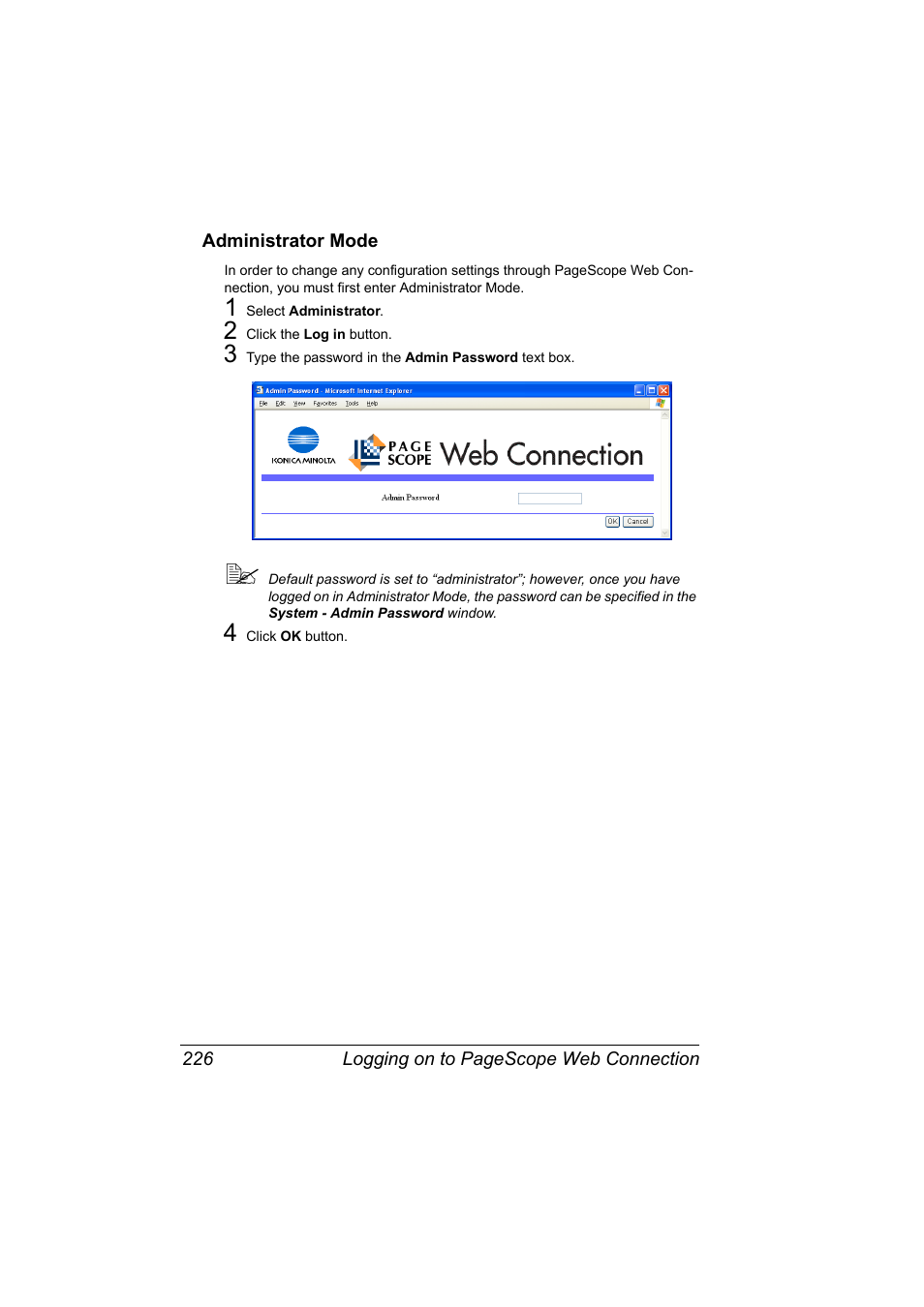 Featured image of post Konica Minolta Default Admin Password Konica minolta how to setup user authentication this