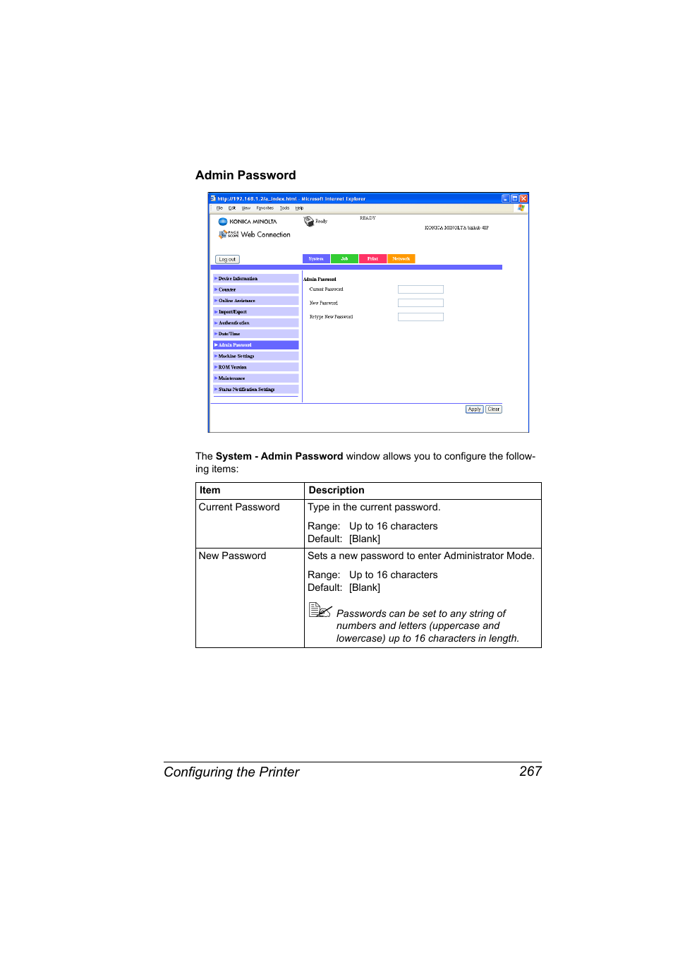 Featured image of post Konica Minolta Default Admin Password Konica minolta bizhub c3110 manual online