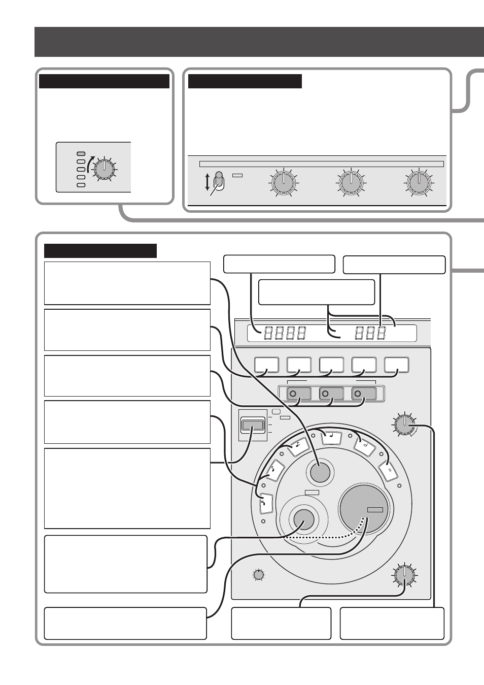 quick operation panel quick operation panel