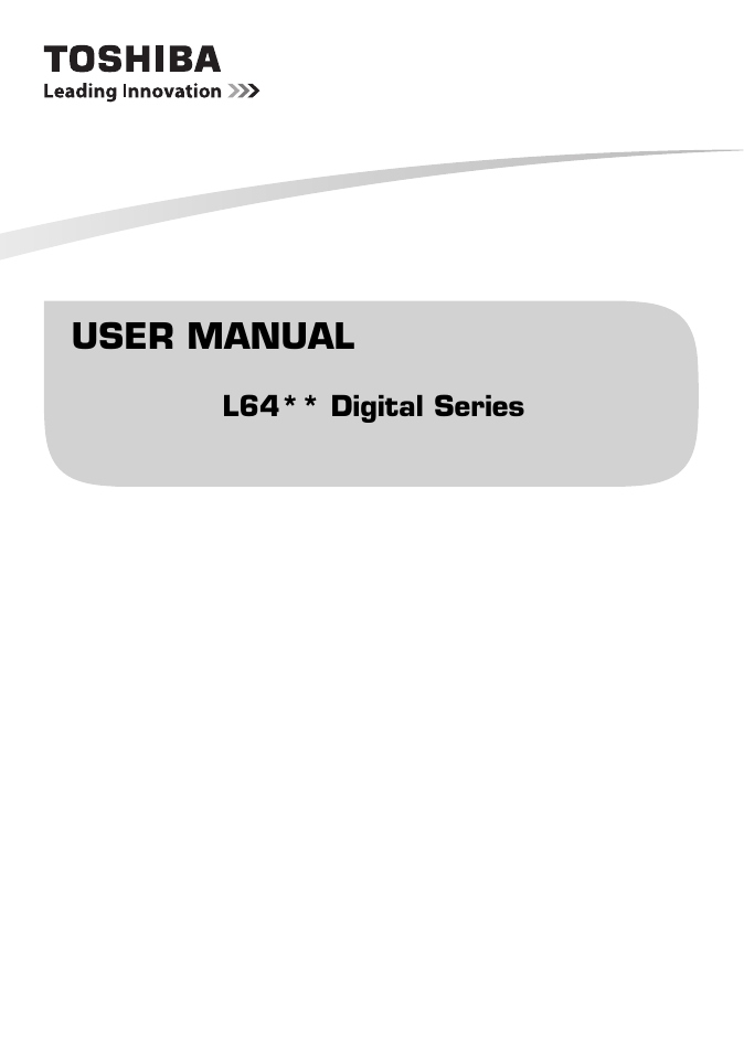 Toshiba L6463 User Manual | 95 pages