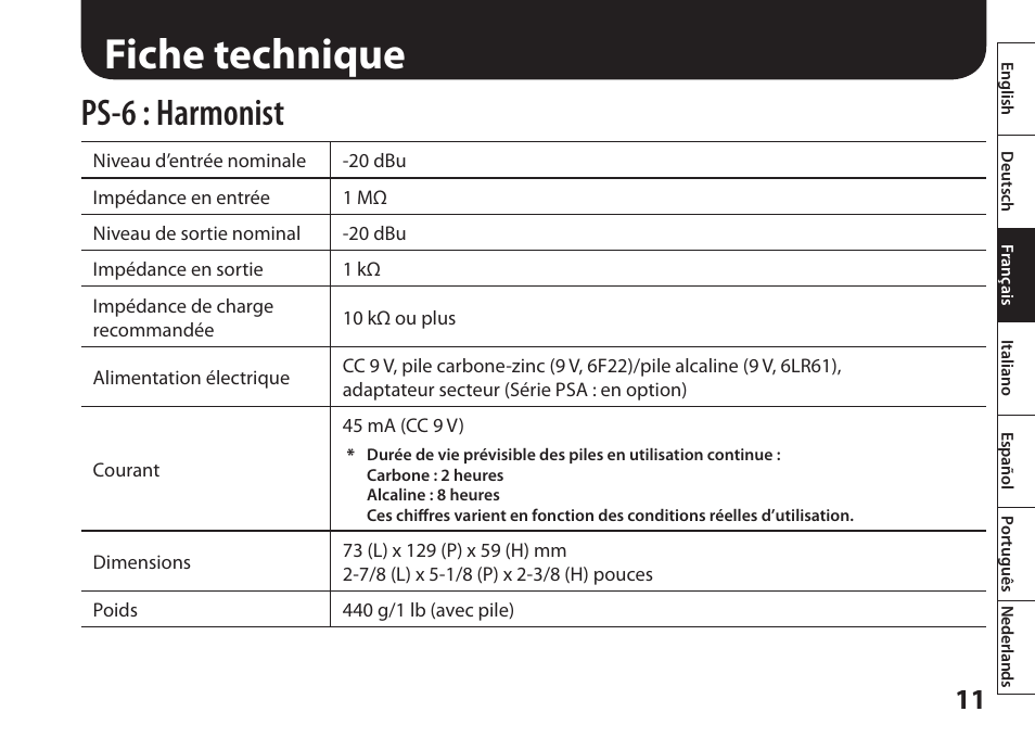 Økologi Virus Gurgle Fiche technique, Ps-6 : harmonist | Boss Audio Systems Harmonist PS-6 User  Manual | Page 37 / 92 | Original mode
