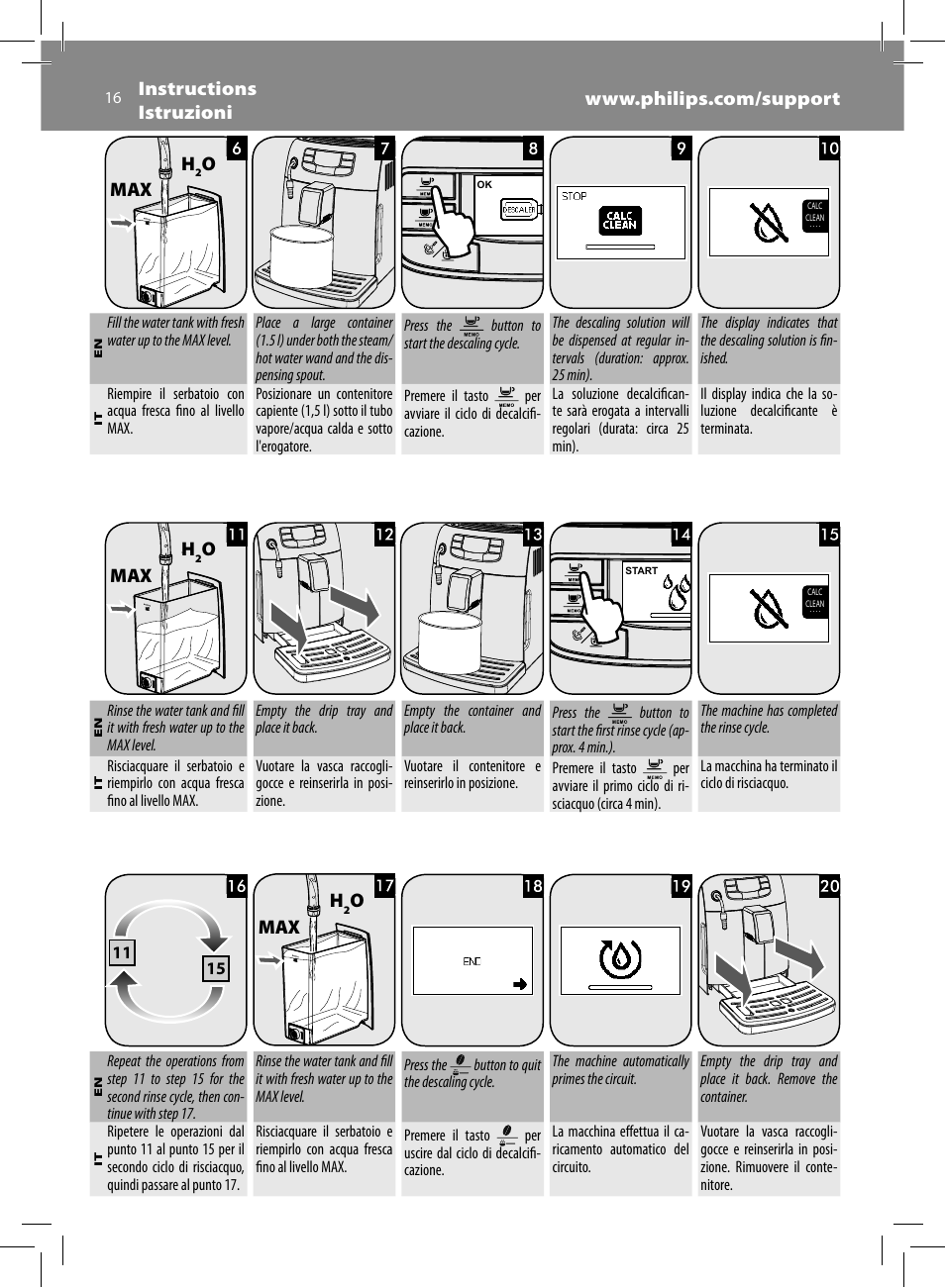 Guggenheim Museum Spaceship Conversely Omax h, Omax | Philips Saeco Intelia Evo Cafetera expreso súper automática  User Manual | Page 16 / 56 | Original mode