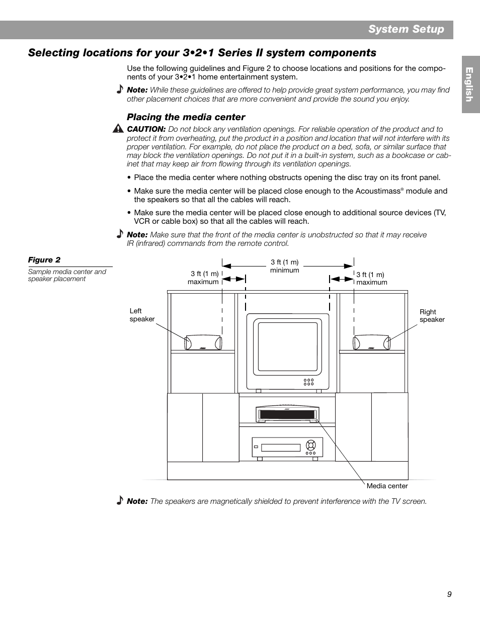 ledig stilling Vellykket skarpt System setup | Bose 3.2.1 GS Series II User Manual | Page 9 / 180 |  Original mode