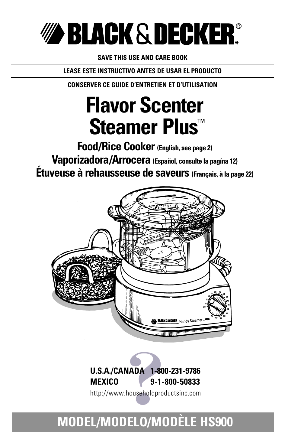 black and decker flavor scenter steamer deluxe manual