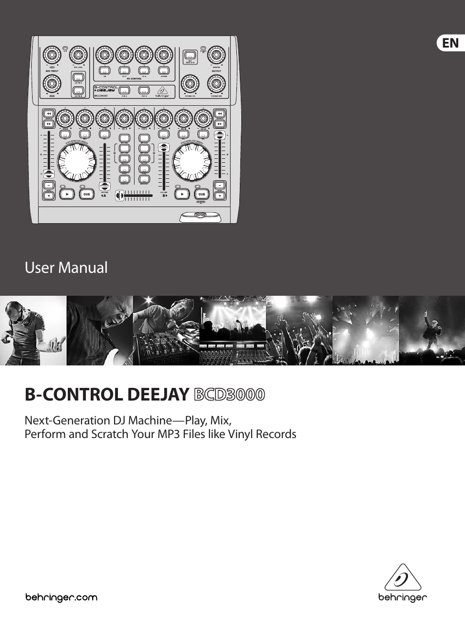 B control. Behringer bcd3000 b-Control