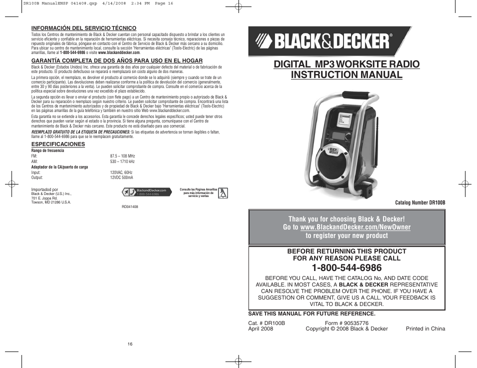 User manual Black & Decker LST400 (English - 36 pages)